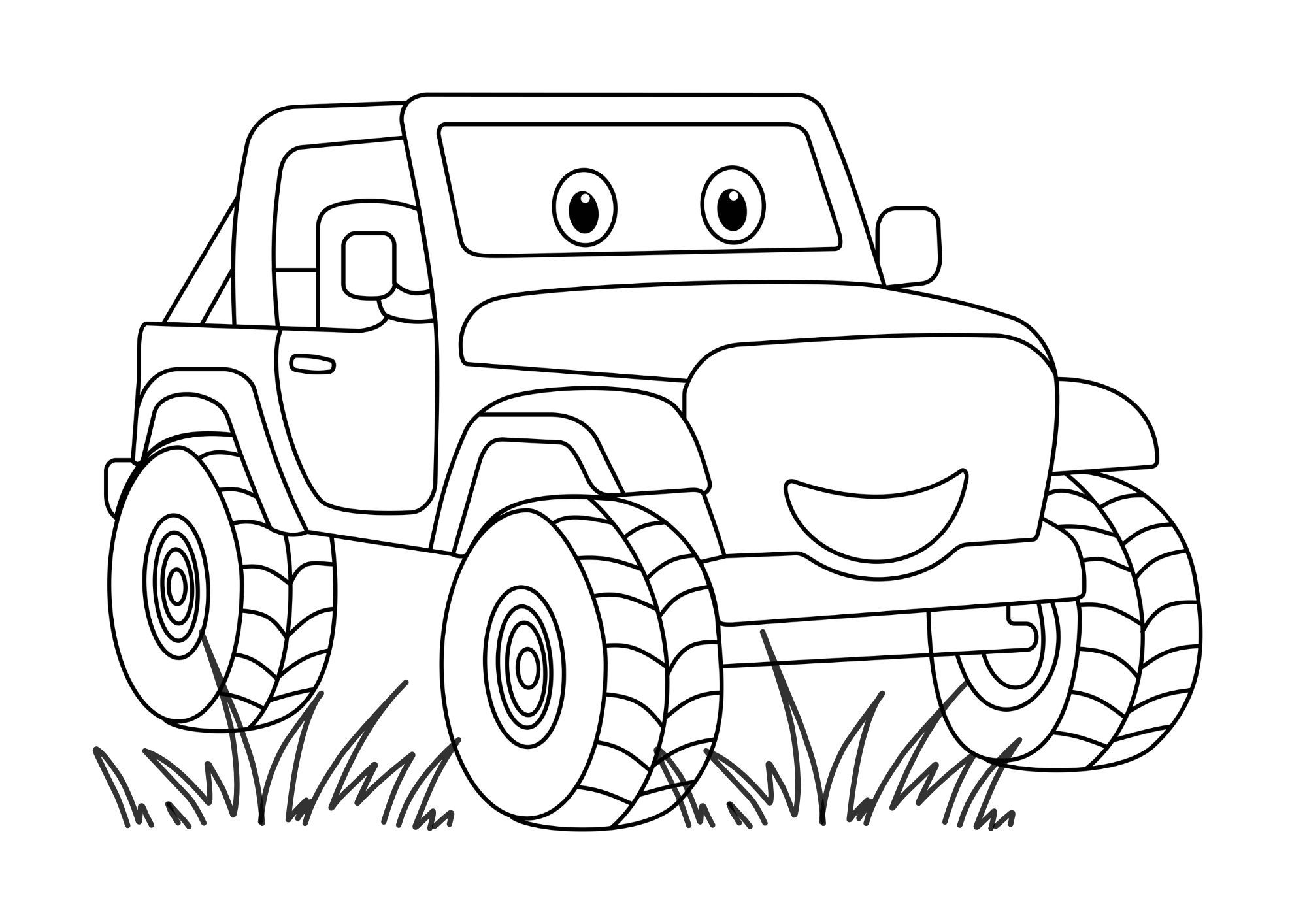 Cars coloring pages for kids